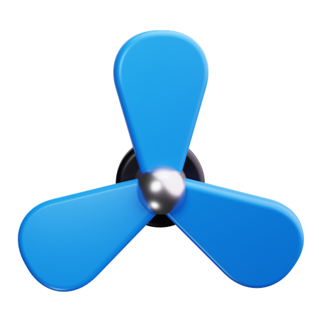 Propellerflugzeug  3D Icon