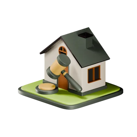 Property Auction  3D Icon