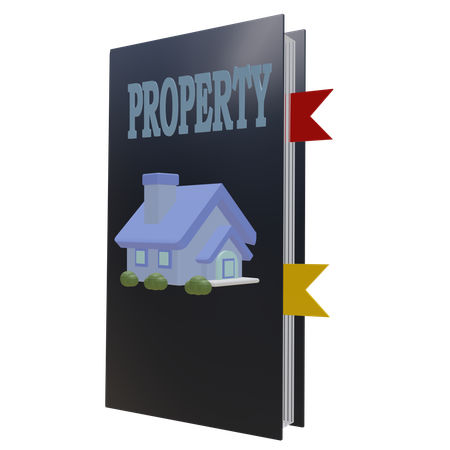 Property Book  3D Icon