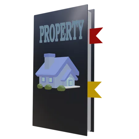 Property Book  3D Icon
