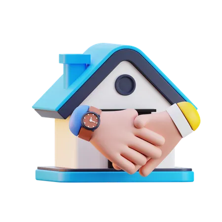 Property Collaboration  3D Icon