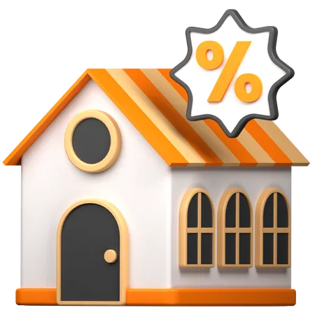 Property Discount  3D Icon