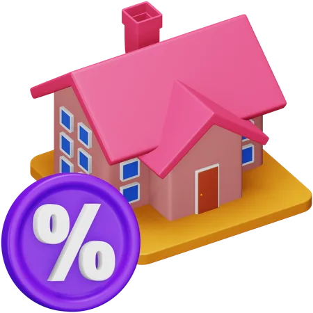 Property Discount  3D Icon
