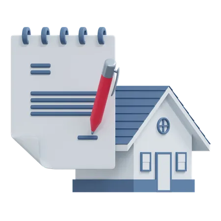 Property Document  3D Icon