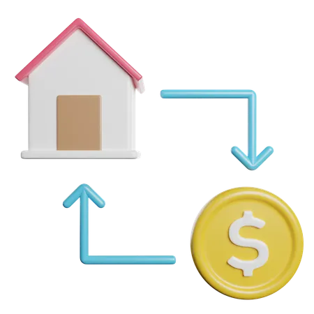 Property Exchange  3D Icon