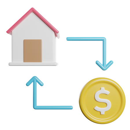 Property Exchange  3D Icon