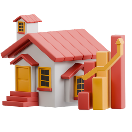 Property Growth  3D Icon