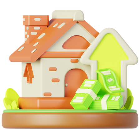 Property Growth  3D Icon