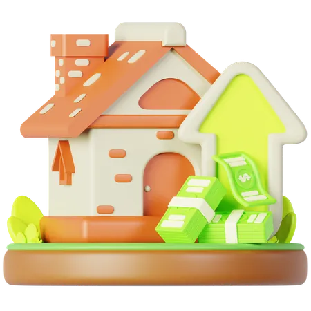 Property Growth  3D Icon