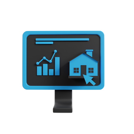 Property Growth  3D Icon