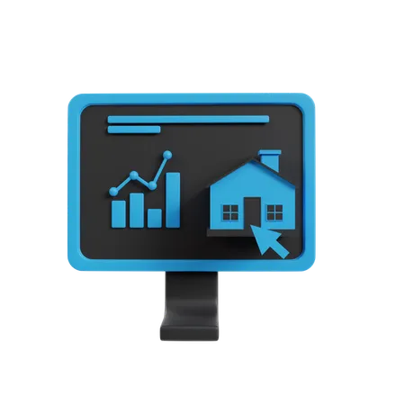 Property Growth  3D Icon