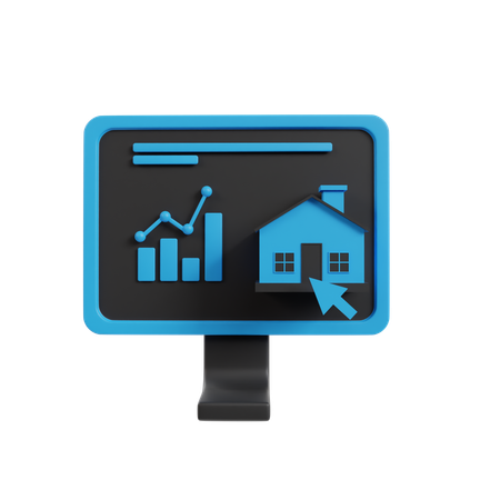 Property Growth  3D Icon