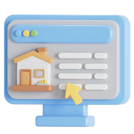 Property hunt  3D Icon