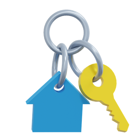 Property Key  3D Icon