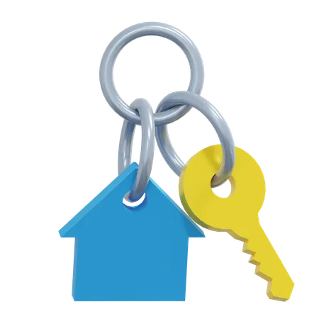 Property Key  3D Icon