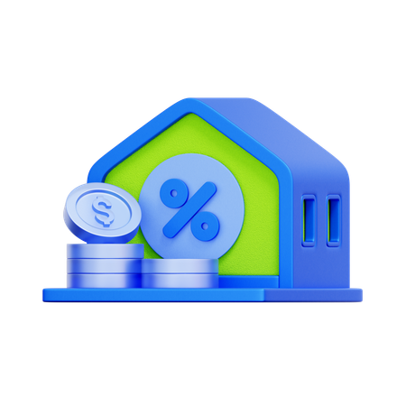 Property Loan  3D Icon