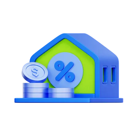 Property Loan  3D Icon