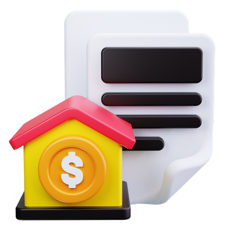 Property Loan  3D Icon