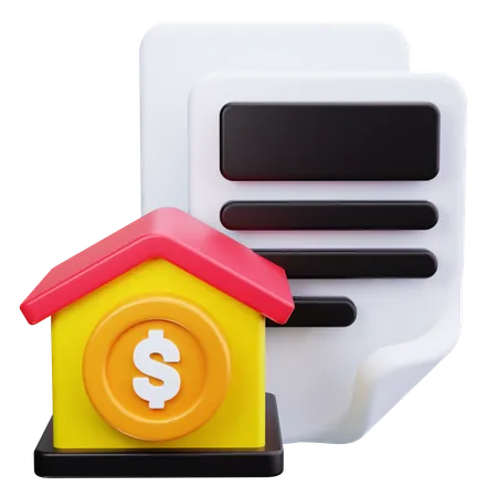 Property Loan  3D Icon