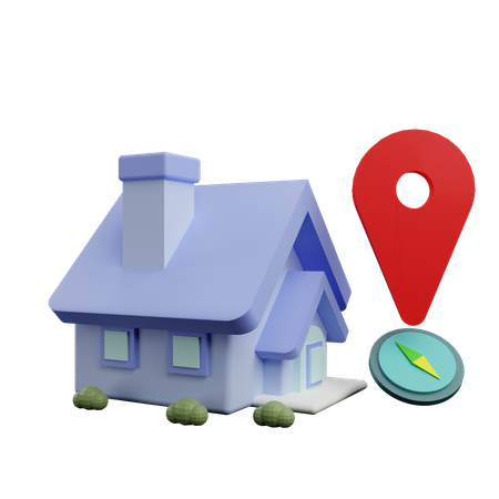 Property Location  3D Icon