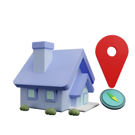 Property Location  3D Icon