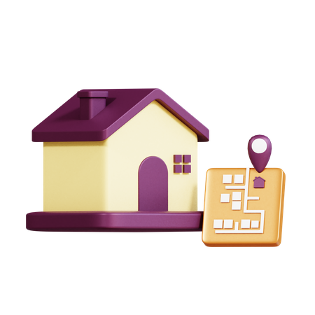 Property Location  3D Icon