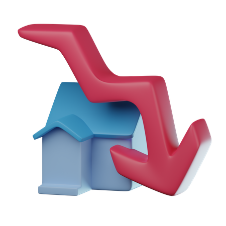 Property Loss  3D Icon