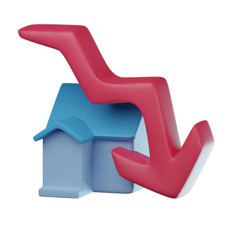 Property Loss  3D Icon