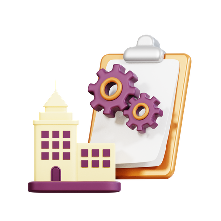 Property Management  3D Icon