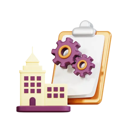 Property Management  3D Icon