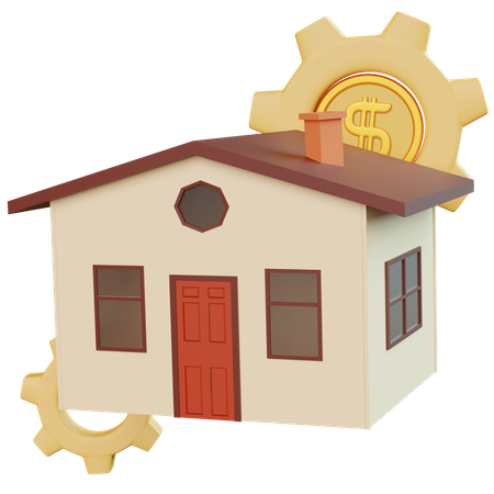 Property management  3D Icon