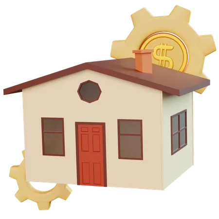 Property management  3D Icon