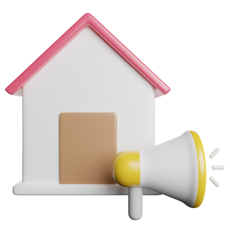 Property Marketing  3D Icon