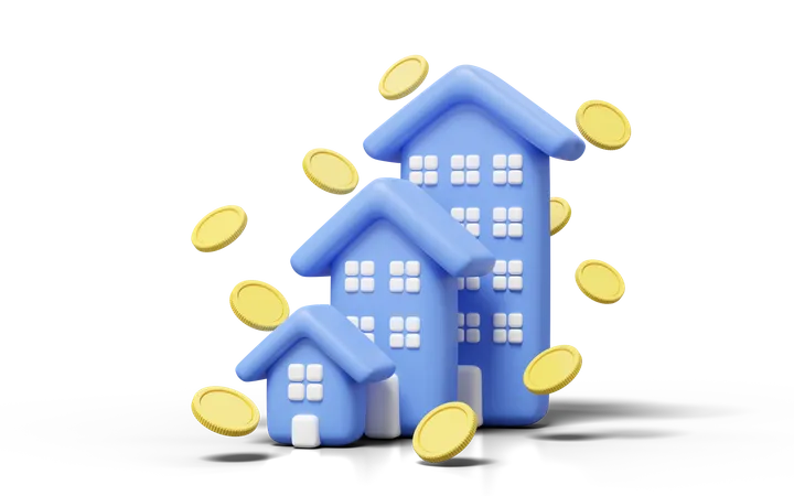 Property Money  3D Icon