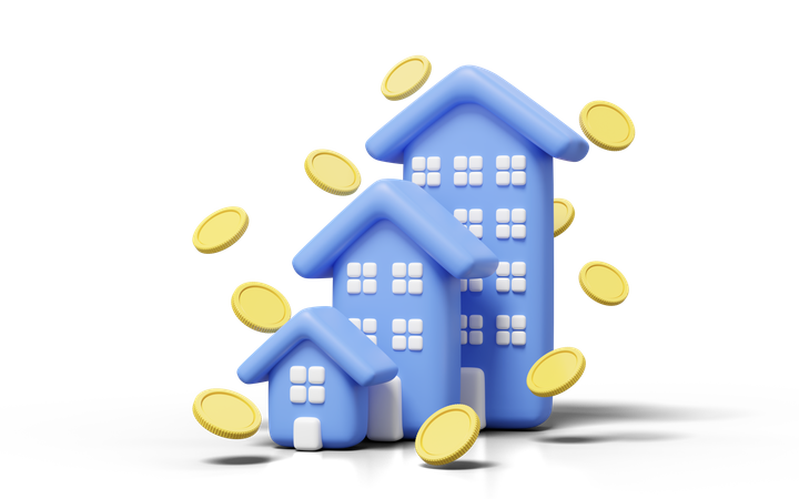 Property Money  3D Icon