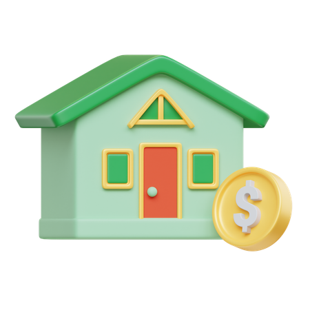 Property Mortgage  3D Icon