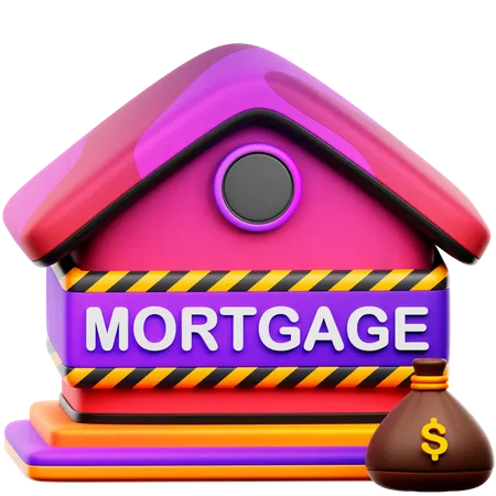 Property Mortgage  3D Icon