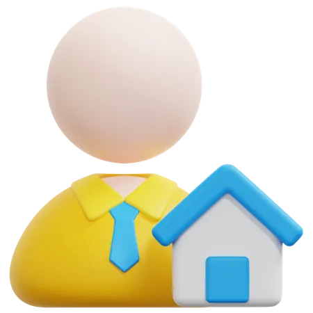 Property Owner  3D Icon