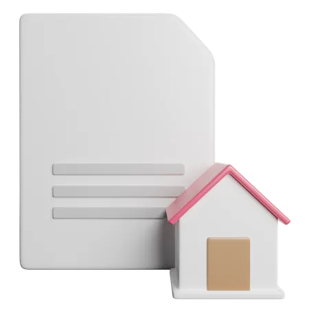 Property Paper  3D Icon