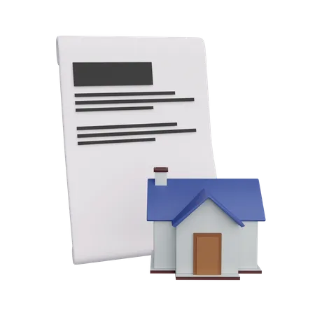 Property Paper  3D Icon