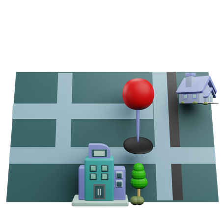 Property Pin Location  3D Icon