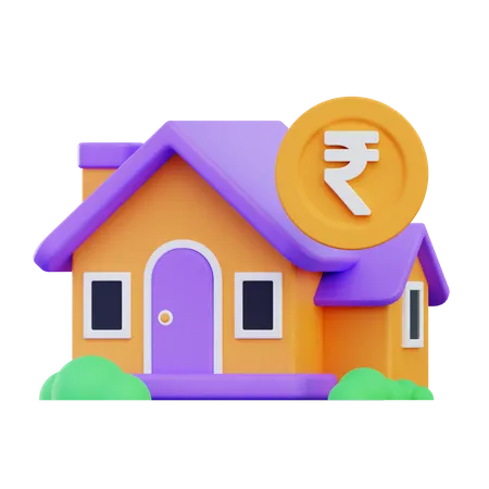 Property Price  3D Icon