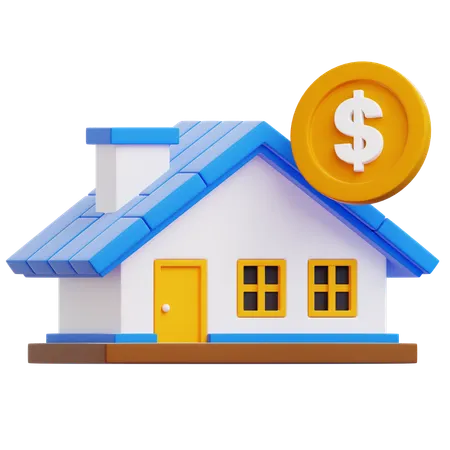 Property Price  3D Icon