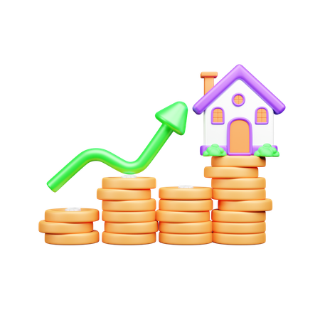 Property Profit  3D Icon