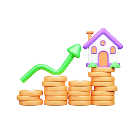 Property Profit  3D Icon