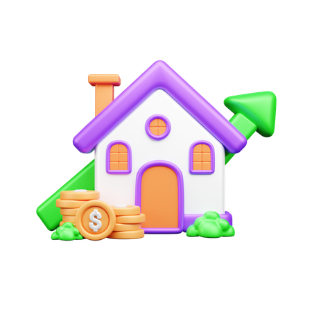 재산세  3D Icon