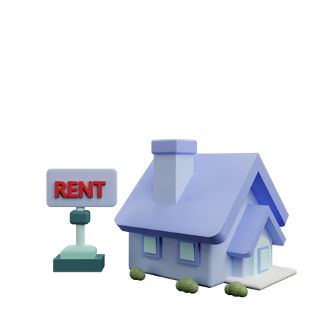 Property Rent 3D Icon