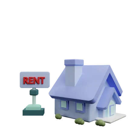 Property Rent 3D Icon