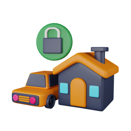 Property Security  3D Icon