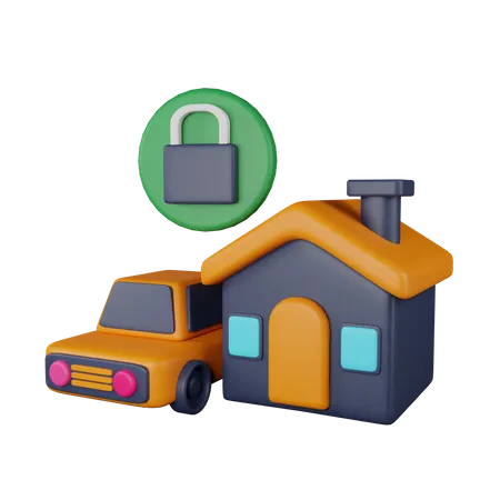 Property Security  3D Icon